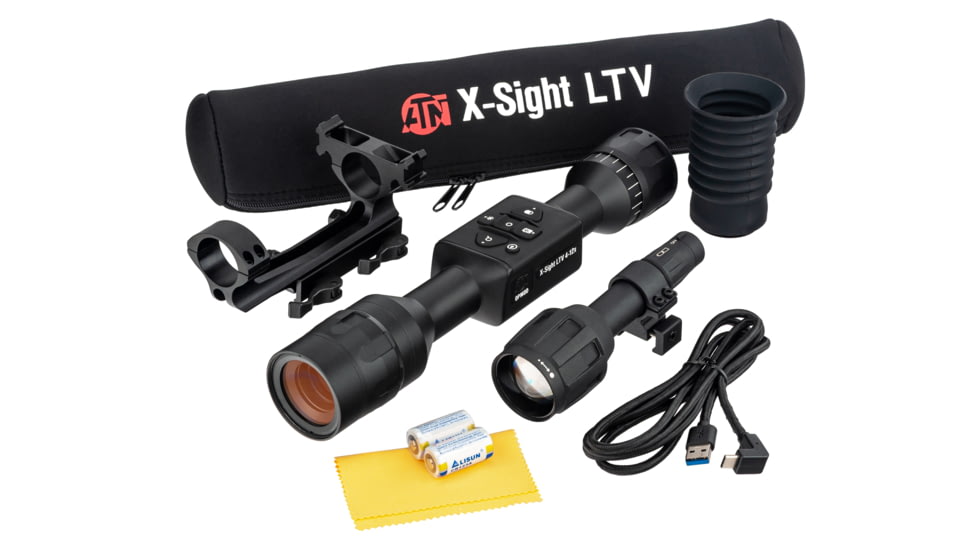 ATN OPMOD X-Sight LTV 4-12x, Day/Night Hunting Rifle Scope, Black, DGWSXS309LTVO