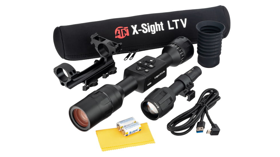 ATN OPMOD X-Sight LTV 6-18x, Day/Night Hunting Rifle Scope, Black, DGWSXS515LTVO