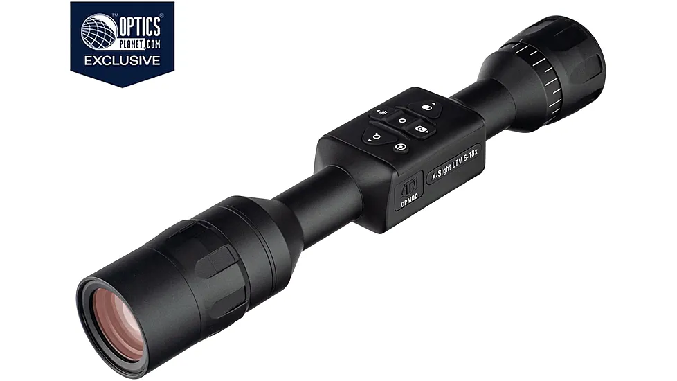 ATN X-Sight LTV 5-15x50mm Day/Night Hunting Rifle Scope, 30mm Tube