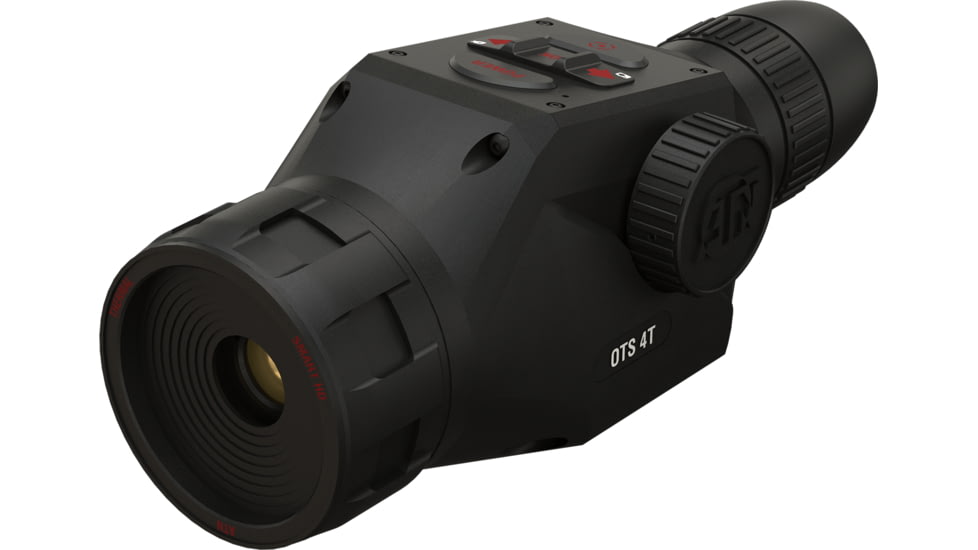 ATN OTS 4T, 1-10x, 640x480, Thermal Viewer w/ Full HD Video rec, WiFi, Smooth zoom, iOS/Android Controlling App, Black, TIMNO4641A
