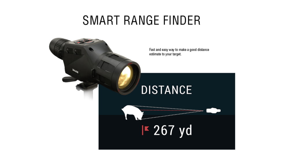 ATN OTS 4T, 1-10x, 640x480, Thermal Viewer w/ Full HD Video rec, WiFi, Smooth zoom, iOS/Android Controlling App, Black, TIMNO4641A