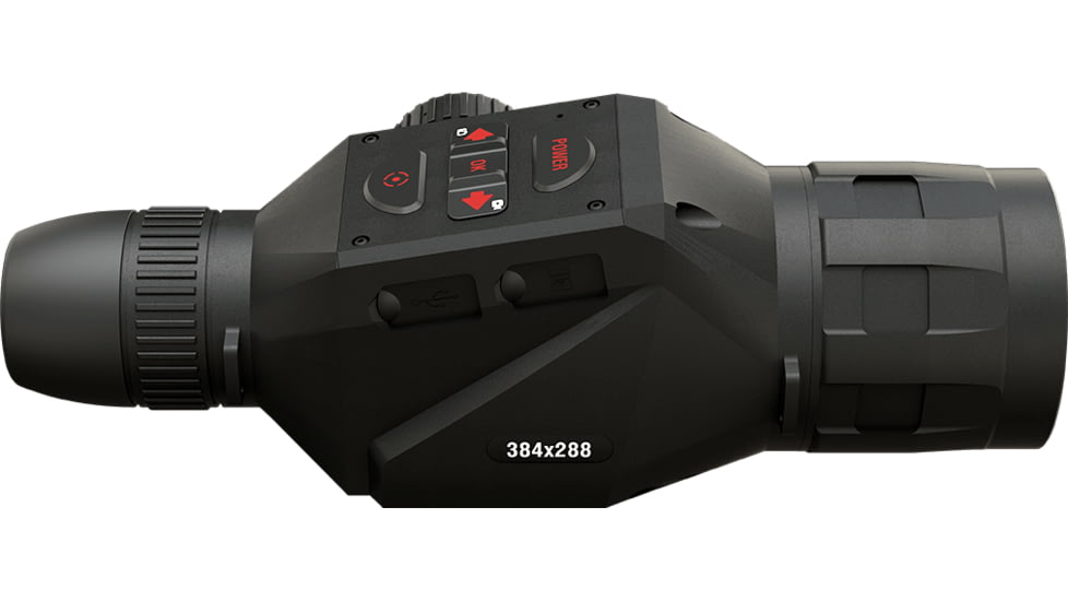 ATN OTS 4T, 4.5-18x, 384x288, Thermal Viewer w/ Full HD Video rec, WiFi, Smooth zoom, iOS/Android Controlling App, Black, TIMNO4384A