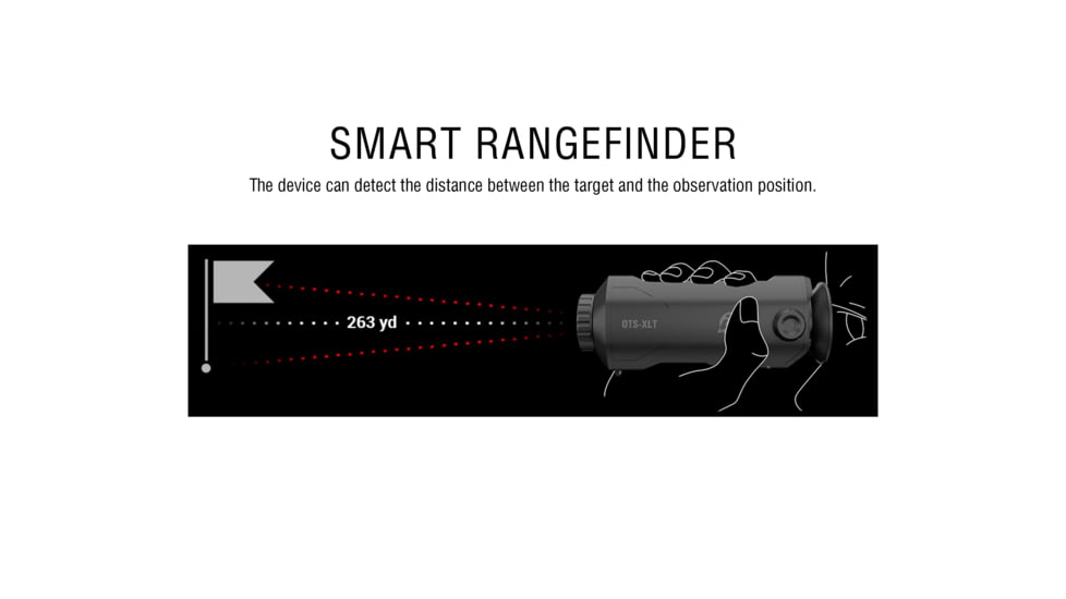 ATN OTS-XLT 2-8x Thermal Viewer, 19mm, 160x120, Black, TIMNOXL119X