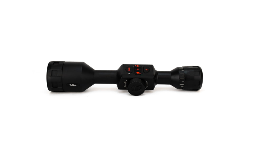 ATN ThOR 4, 384x288 Sensor, 1.25-5x Thermal Smart HD Rifle Scope w/WiFi, GPS, Black, TIWST4381A