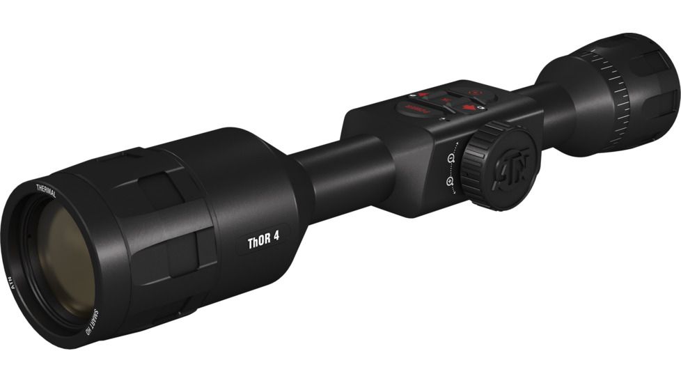 DEMO, ATN ThOR 4 Thermal Smart HD Rifle Scope, 4.5-18x50mm, Black, TIWST4384A