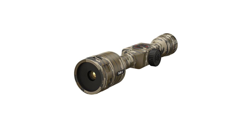 ATN ThOR 4 Thermal Smart HD Rifle Scope, 4.5-18x50mm, Mossy Oak Bottomland, TIWST4384ABL