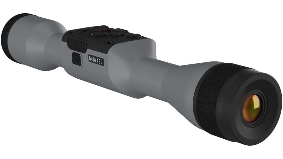 ATN Thor 5 2-16x 640x480 12 Micron Smart HD Thermal Rifle Scope, 30mm Tube w/ Gen 5 Sensor, Wolf Grey, TIWST5625AWG