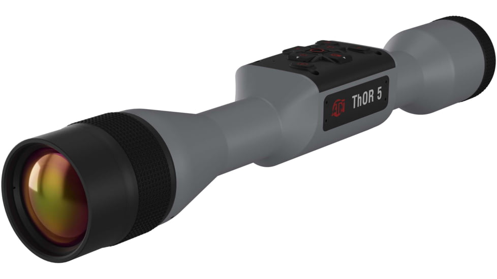 ATN Thor 5 4-32x 640x480 12 Micron Smart HD Thermal Rifle Scope, 30mm Tube w/ Gen 5 Sensor, Wolf Grey, TIWST5650AWG