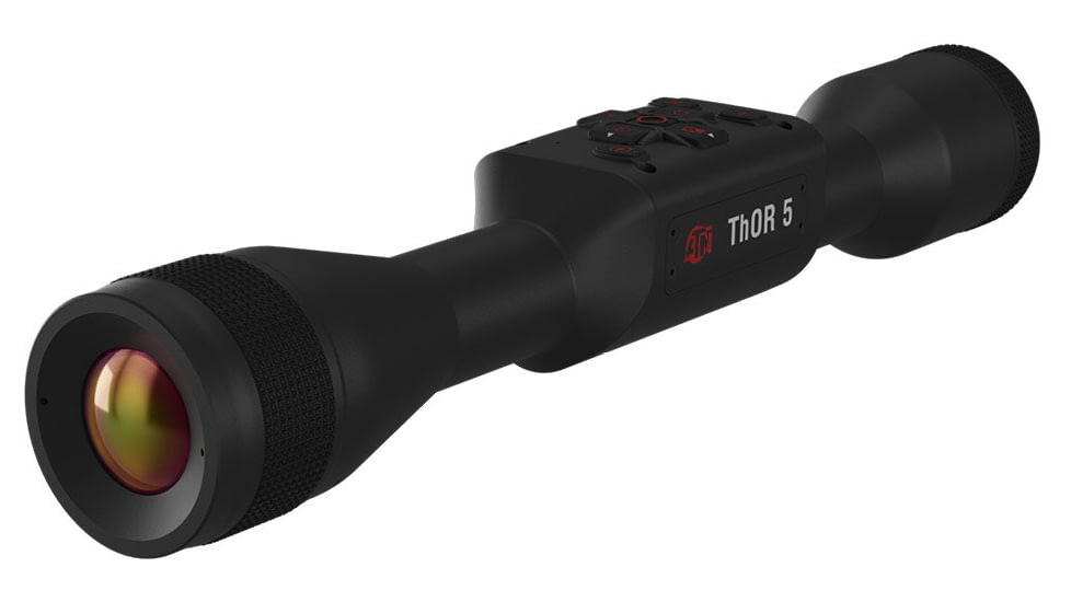 ATN Thor 5 5-20x 320x240 12 Micron Smart HD Thermal Rifle Scope, 30mm Tube w/ Gen 5 Sensor, Multiple Patterns &amp; Color Options Reticle, Black, TIWST5335A