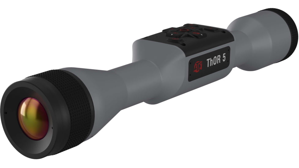 ATN Thor 5 5-20x 320x240 12 Micron Smart HD Thermal Rifle Scope, 30mm Tube w/ Gen 5 Sensor, Wolf Grey, TIWST5335AWG