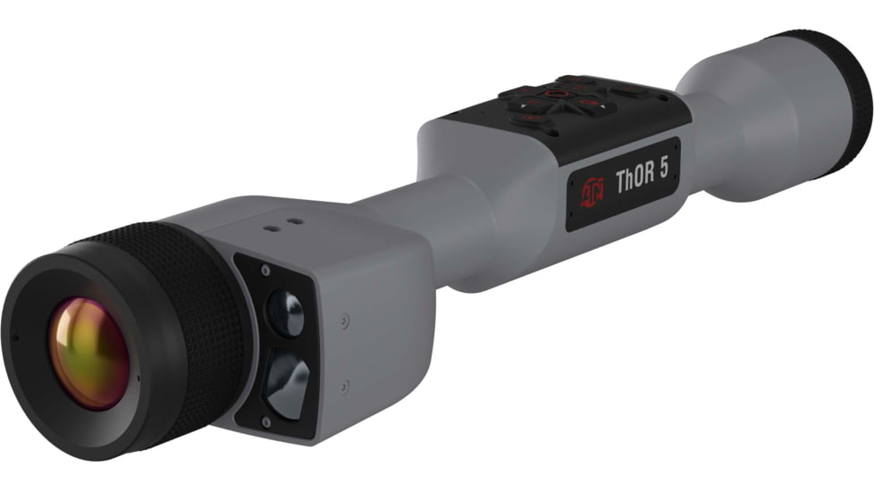 ATN Thor 5 LRF 5-20x 320x240 12 Micron Smart HD Thermal Rifle Scope, 30mm Tube w/ Gen 5 Sensor, Wolf Grey, TIWST5335LRFWG