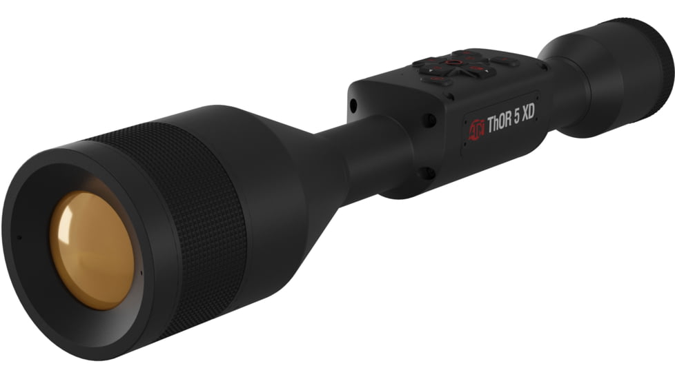 ATN Thor 5 XD 2-20x 1280x1024 12 Micron Smart HD Thermal Rifle Scope, 30mm Tube w/ Xtreme Definition 1.3 Megapixel Sensor, Multiple Patterns &amp; Color Options Reticle, Black, TIWST51250A