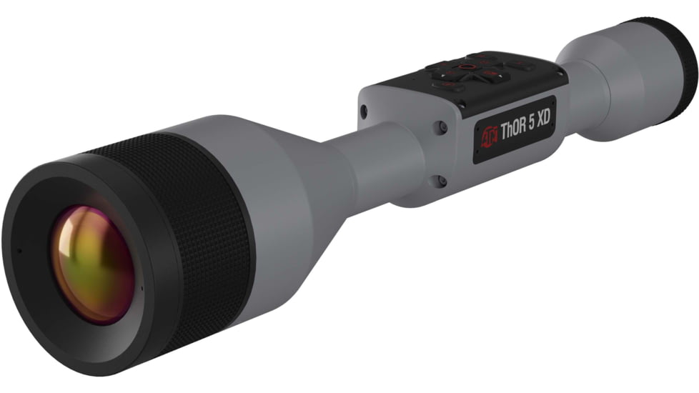 ATN Thor 5 XD 2-20x 1280x1024 12 Micron Smart HD Thermal Rifle Scope, 30mm Tube w/ Xtreme Definition 1.3 Megapixel Sensor, Wolf Grey, TIWST51250AWG