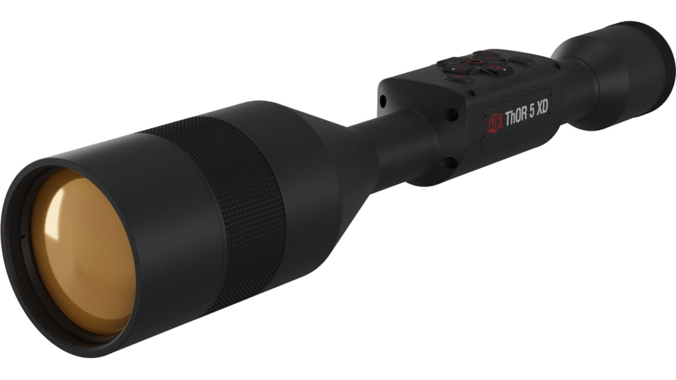 ATN Thor 5 XD 3-30x 1280x1024 12 Micron Smart HD Thermal Rifle Scope, 30mm Tube w/ Xtreme Definition 1.3 Megapixel Sensor, Multiple Patterns &amp; Color Options Reticle, Black, TIWST51275A