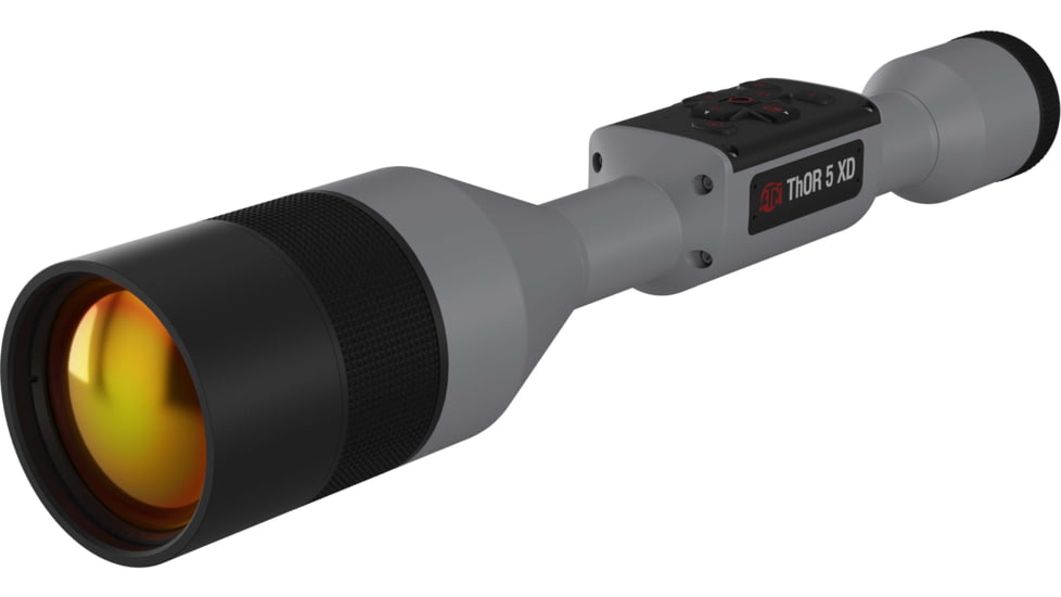 ATN Thor 5 XD 3-30x 1280x1024 12 Micron Smart HD Thermal Rifle Scope, 30mm Tube w/ Xtreme Definition 1.3 Megapixel Sensor, Wolf Grey, TIWST51275AWG