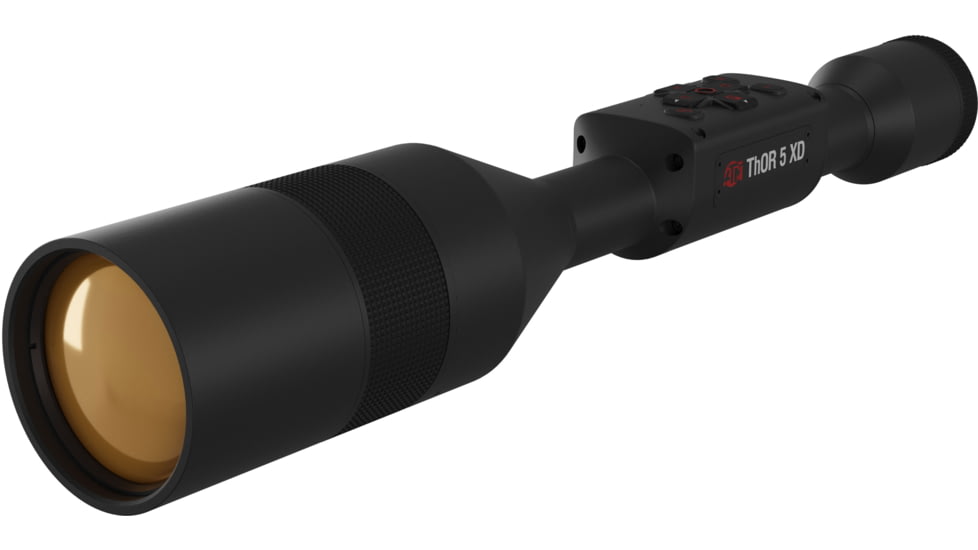 ATN Thor 5 XD 4-40x 1280x1024 12 Micron Smart HD Thermal Rifle Scope, 30mm Tube w/ Xtreme Definition 1.3 Megapixel Sensor, Multiple Patterns &amp; Color Options Reticle, Black, TIWST51210A