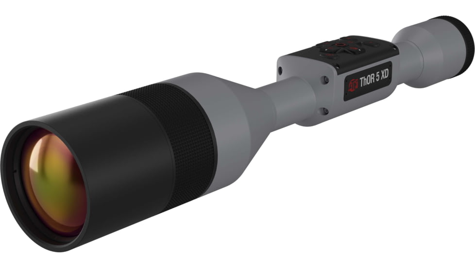 ATN Thor 5 XD 4-40x 1280x1024 12 Micron Smart HD Thermal Rifle Scope, 30mm Tube w/ Xtreme Definition 1.3 Megapixel Sensor, Wolf Grey, TIWST51210AWG