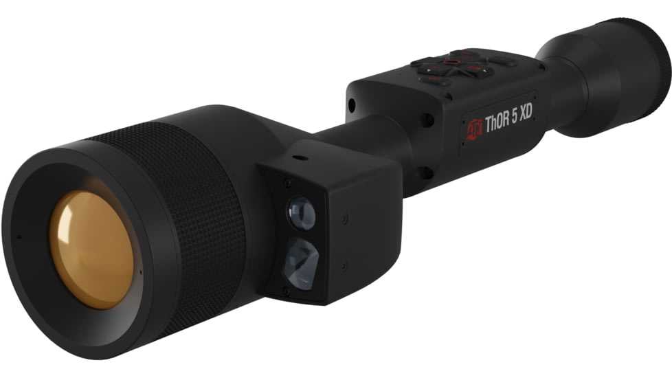 ATN Thor 5 XD LRF 2-20x 1280x1024 12 Micron Smart HD Thermal Rifle Scope, 30mm Tube w/ Xtreme Definition 1.3 Megapixel Sensor, Multiple Patterns &amp; Color Options Reticle, Black, TIWST51250LRF