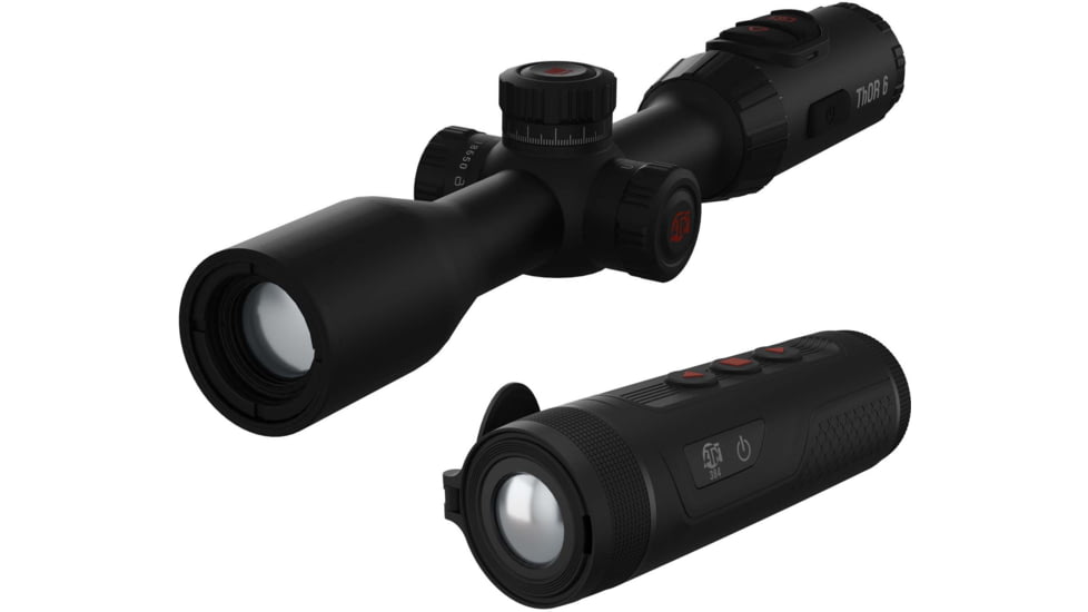 ATN ThOR 6 Elite 2.5-20x Thermal Rifle Scope and BlazeTrek 325 Thermal Monocular