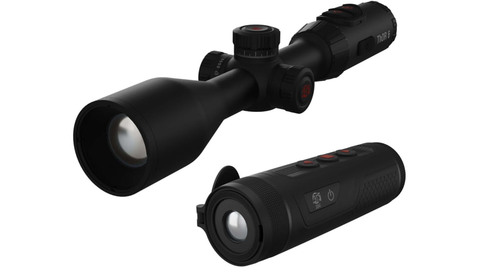ATN ThOR 6 Elite 3.5-28x Thermal Rifle Scope and BlazeTrek 319 Thermal Monocular