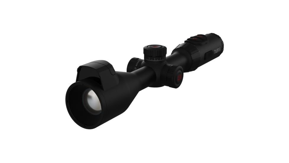 ATN ThOR 6 Elite 3.5-28x35mm Thermal Rifle Scope w/Built-in Laser Rangefinder, 50 Hz, 384x288, Black, TIWST6335LRF