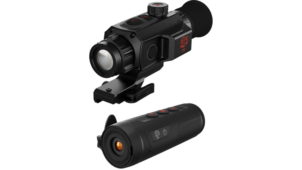 ATN ThOR 6 Mini Compact 2-16x Thermal Rifle Scope and BlazeSeeker 207 Thermal Monocular