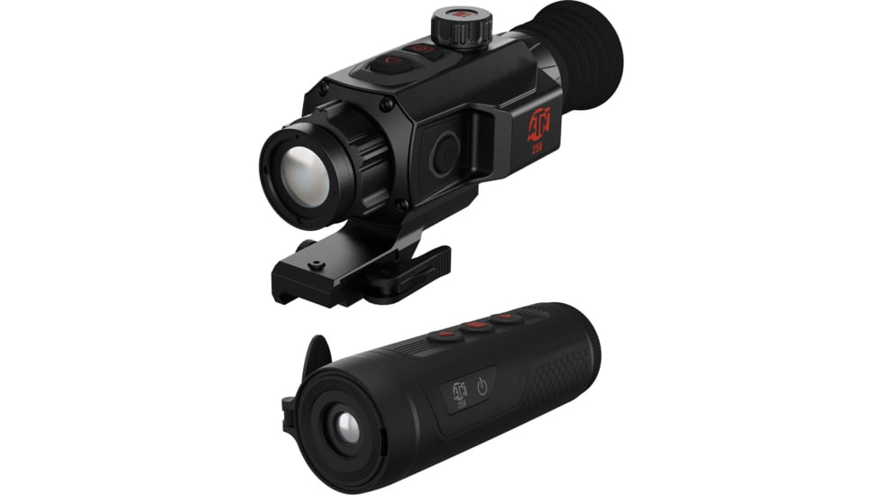 ATN ThOR 6 Mini Compact 2-16x Thermal Rifle Scope and BlazeSeeker 210 Thermal Monocular