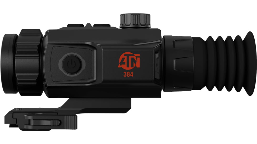 ATN ThOR 6 Mini Compact 2.5-20x25mm Thermal Rifle Scope, 50 Hz, 384x288, Black, TIWST6M325