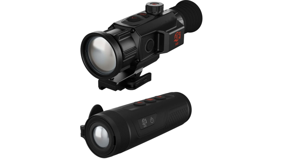 ATN ThOR 6 Mini Compact 3-24x Thermal Rifle Scope and BlazeTrek 625 Thermal Monocular
