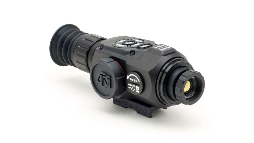 ATN ThOR-HD Thermal Imaging Rifle Scopes, 2-8x, 25 mm, Multiple Patterns &amp; Color Options Reticles, Black, TIWSTH382A