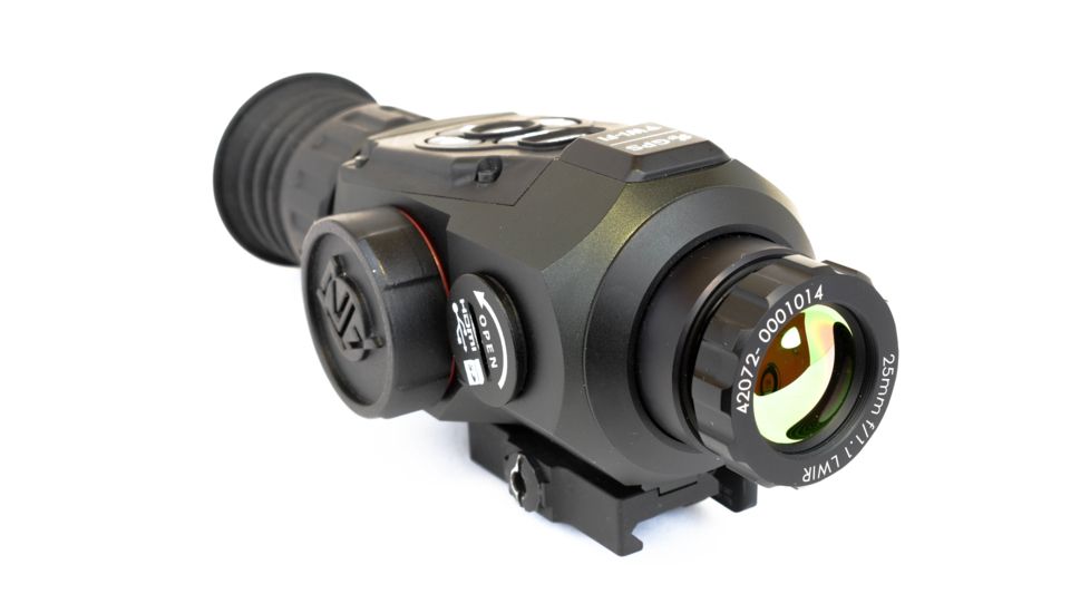 ATN ThOR-HD Thermal Imaging Rifle Scopes, 2-8x, 25 mm, Multiple Patterns &amp; Color Options Reticles, Black, TIWSTH382A