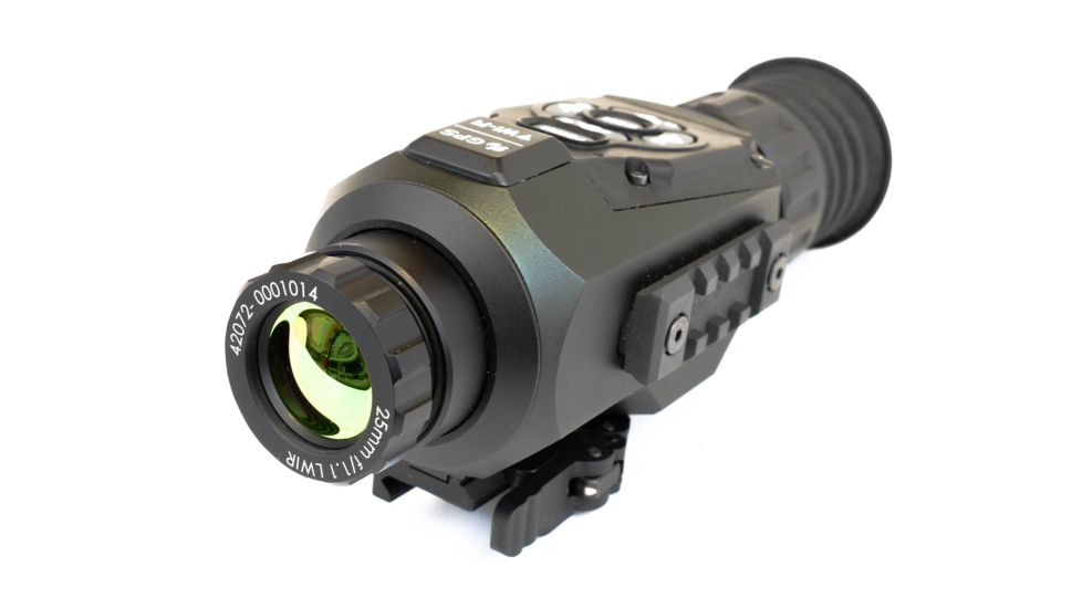 ATN ThOR-HD Thermal Imaging Rifle Scopes, 2-8x, 25 mm, Multiple Patterns &amp; Color Options Reticles, Black, TIWSTH382A