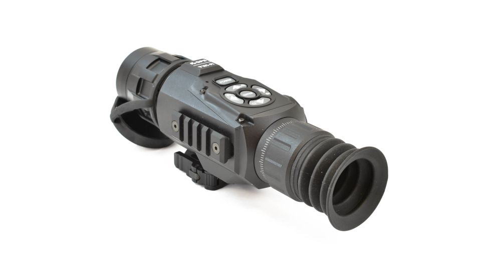 ATN ThOR-HD Thermal Imaging Rifle Scope, 4.5-18x50mm, Multiple Patterns &amp; Color Options Reticles, Black, TIWSTH384A