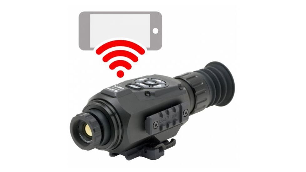 ATN ThOR-HD Thermal Imaging Rifle Scopes, 1.5-15x, 25 mm, Multiple Patterns &amp; Color Options Reticles, Black, TIWSTH642A