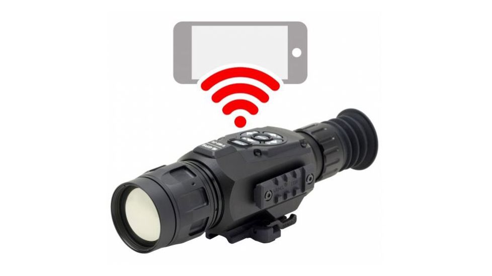 ATN ThOR-HD Thermal Imaging Rifle Scopes, 2.5-25x, 50 mm, Multiple Patterns &amp; Color Options Reticles, Black, TIWSTH643A