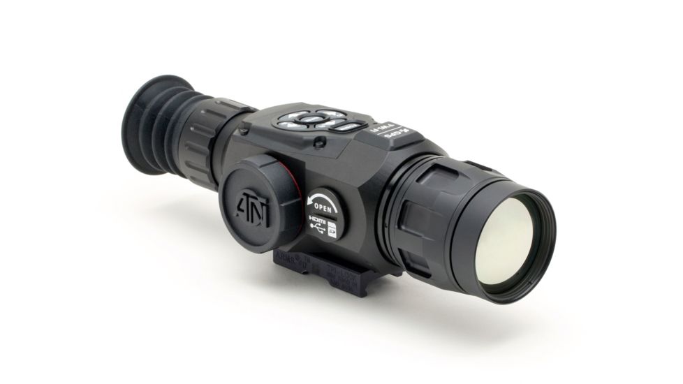 ATN ThOR-HD Thermal Imaging Rifle Scopes, 2.5-25x, 50 mm, Multiple Patterns &amp; Color Options Reticles, Black, TIWSTH643A