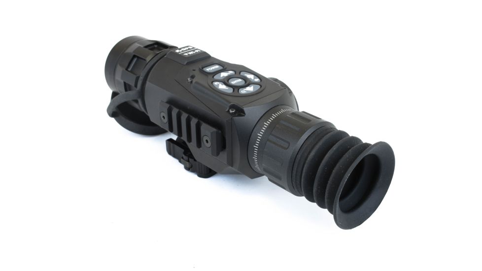 ATN ThOR-HD Thermal Imaging Rifle Scopes, 2.5-25x, 50 mm, Multiple Patterns &amp; Color Options Reticles, Black, TIWSTH643A