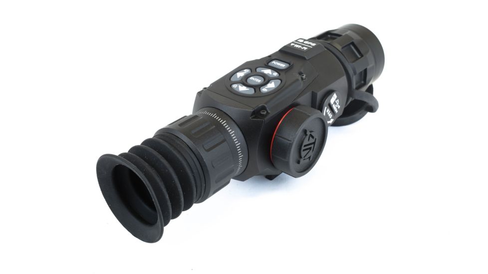 ATN ThOR-HD Thermal Imaging Rifle Scopes, 2.5-25x, 50 mm, Multiple Patterns &amp; Color Options Reticles, Black, TIWSTH643A