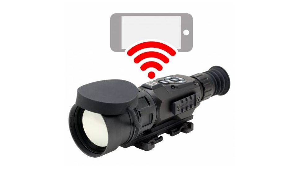 ATN ThOR HD 9-36x, 384x288, 100mm Thermal Rifle Scope w/Video Recording, Wi-Fi, GPS, Smartphone Control via App. Black