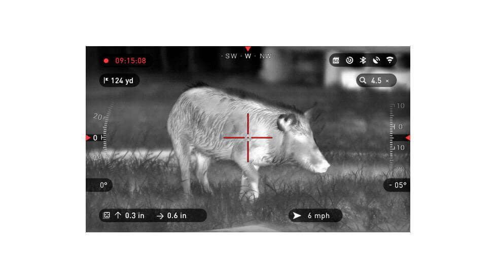 ATN ThOR-HD Thermal Imaging Rifle Scopes, 1.5-15x, 25 mm, Multiple Patterns &amp; Color Options Reticles, Black, TIWSTH642A