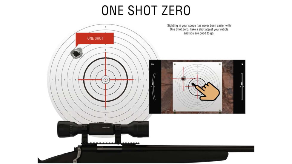 ATN Thor-lt Thermal 160 5-10x Rifle Scope, 30mm Tube, Multiple Patterns Reticle, Black, TIWSTLT150X
