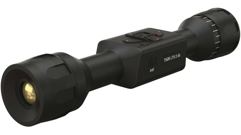 ATN Thor LTV 2-6x Thermal Imaging Rifle Scopes Gen 5, 640x480 w/ Video Recording, Black, TIWSTLTV625X