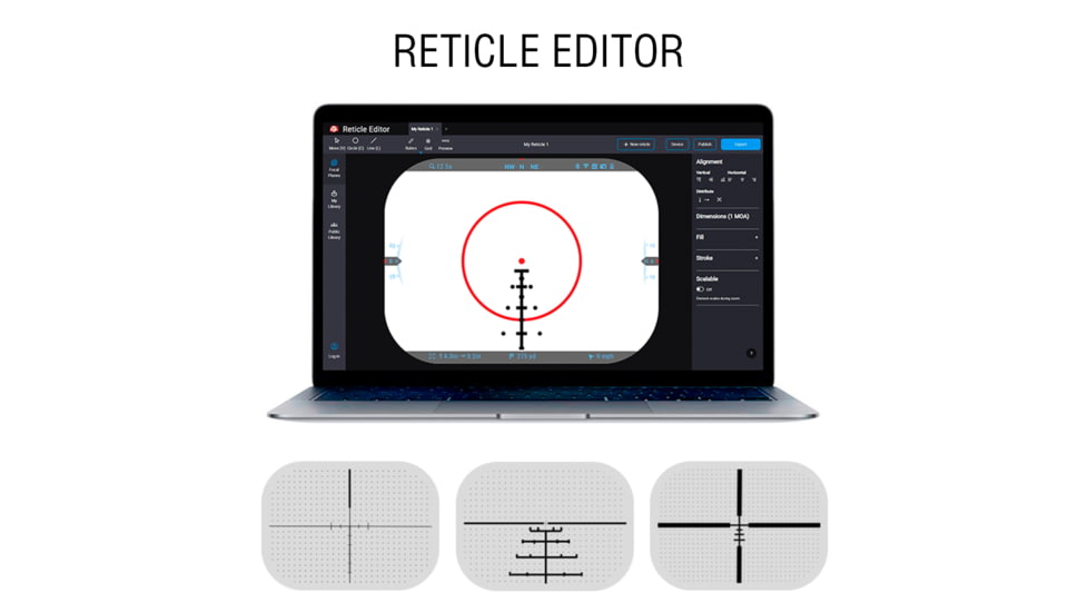 ATN X-Sight 5 LRF 3-15x UHD Smart Day/Night Hunting Rifle Scope, 30mm Tube w/ Gen 5 Sensor, Multiple Patterns &amp; Color Options Reticle, Black, DGWSXS3155LRF
