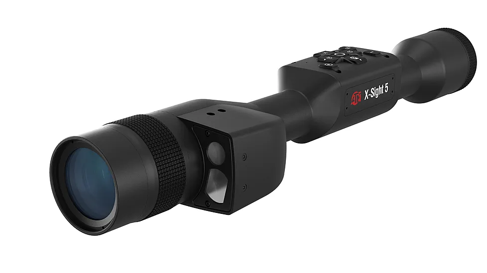 ATN X-Sight 5 LRF 3-15x UHD Smart Day/Night Hunting Rifle Scope, 30mm Tube w/ Gen 5 Sensor