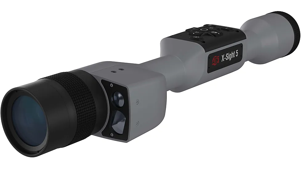 ATN X-Sight 5 LRF 3-15x UHD Smart Day/Night Hunting Rifle Scope, 30mm Tube w/ Gen 5 Sensor