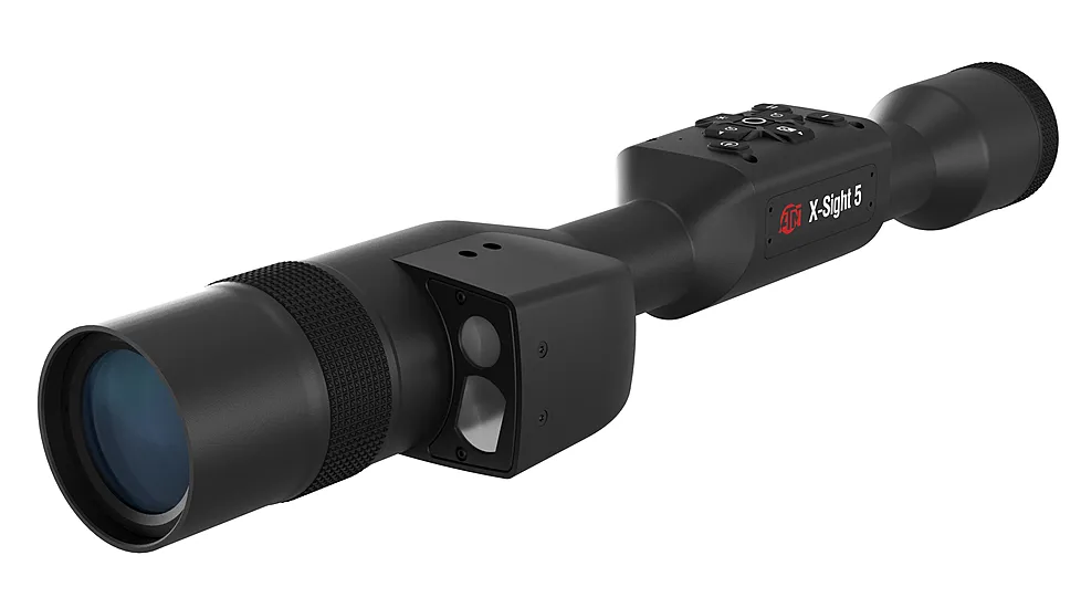 ATN X-Sight 5 LRF 5-25x UHD Smart Day/Night Hunting Rifle Scope, 30mm Tube w/ Gen 5 Sensor