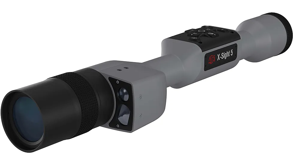 ATN X-Sight 5 LRF 5-25x UHD Smart Day/Night Hunting Rifle Scope, 30mm Tube w/ Gen 5 Sensor
