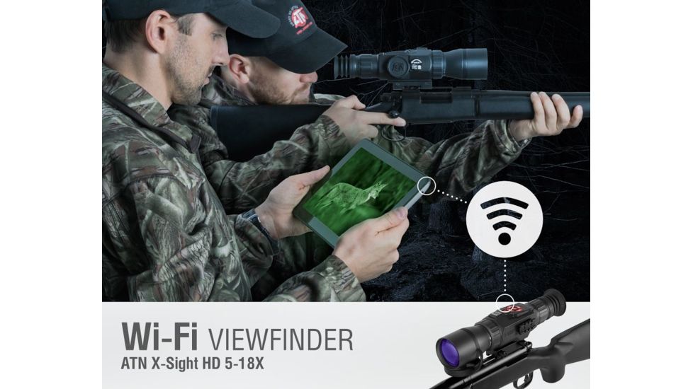 ATN X-Sight Night Vision Rifle Scope 5-18x