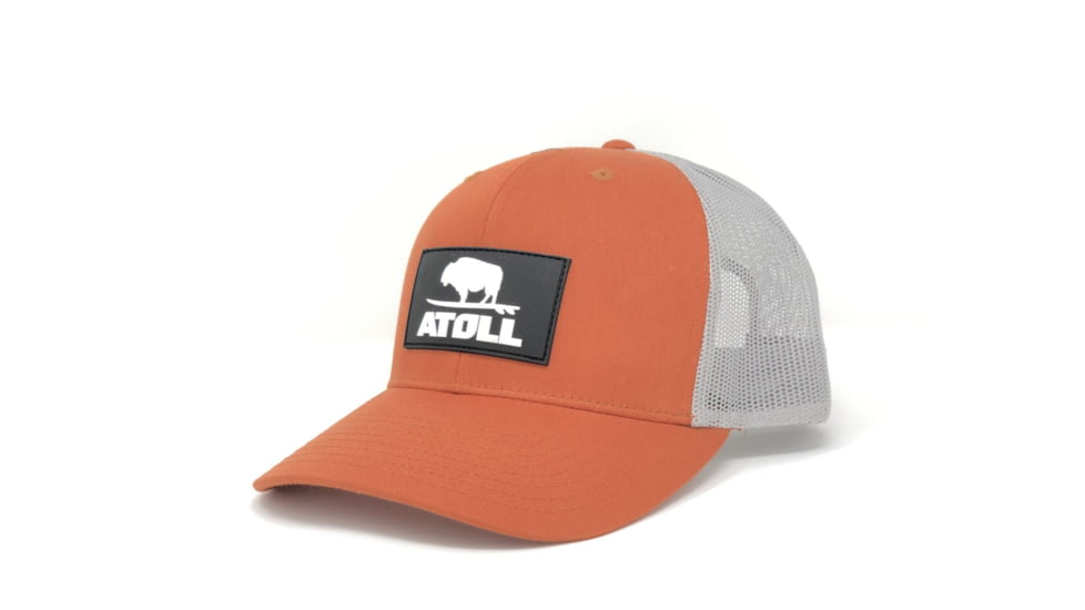 Atoll Board Co Atoll Boards Hat With Rubber iSUP Leash Patch - SAFETY ORANGE - SAFETY ORANGE, SQ3162974