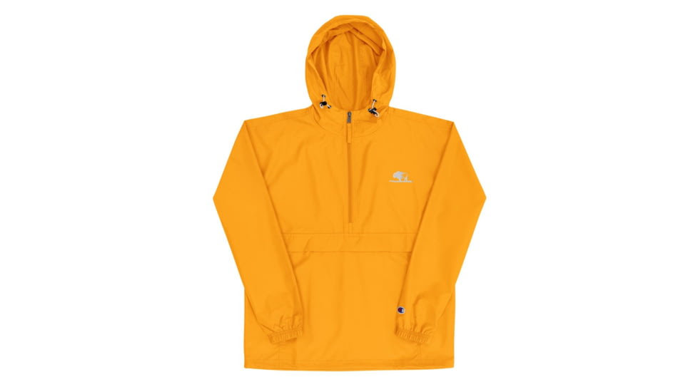 Atoll Board Co Atoll Embroidered Champion Packable Unisex Jacket - Gold, L - Gold,L, 628E861415931Gold-L